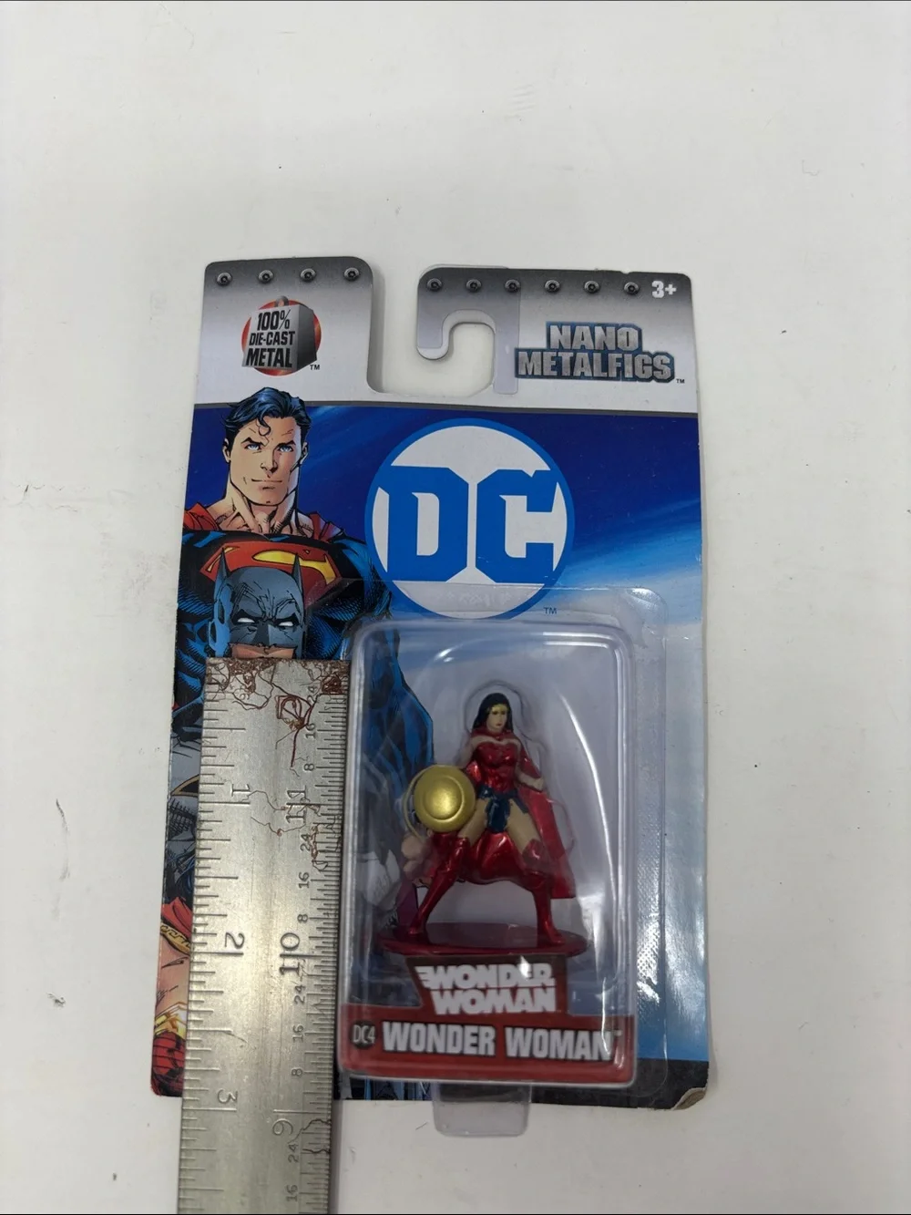 DC Marvel Nano Metalfigs Collectible Figures - Blue, Red & Black 7